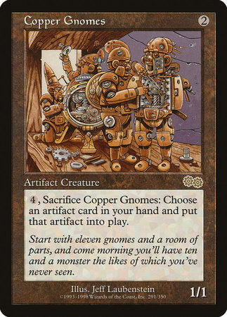 Copper Gnomes [Urza's Saga] | The Clever Kobold