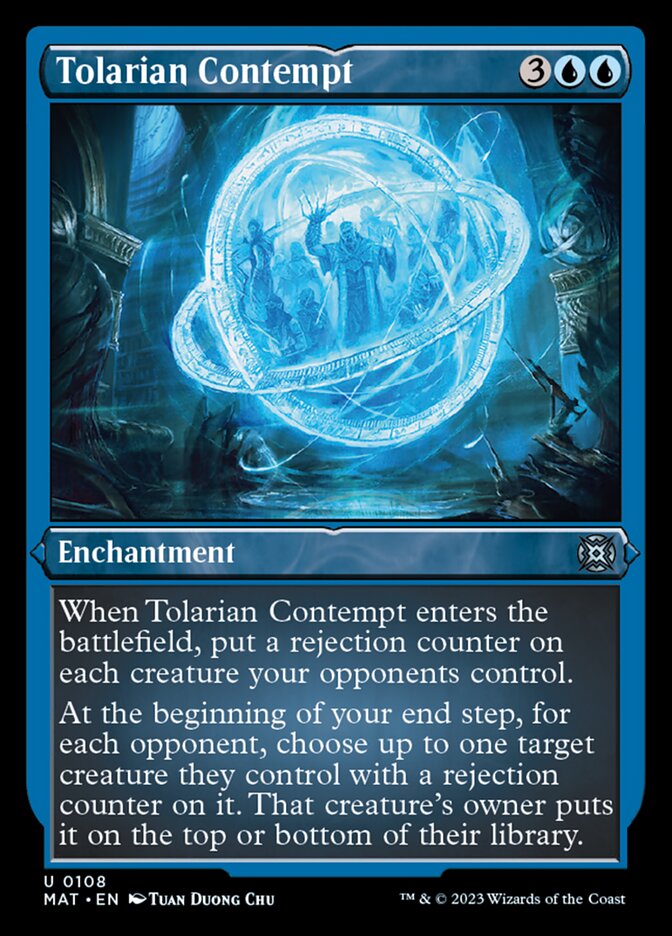 Tolarian Contempt (Foil Etched) [March of the Machine: The Aftermath] | The Clever Kobold