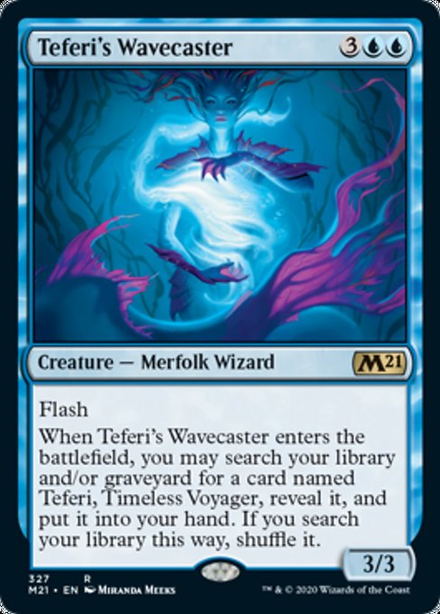 Teferi's Wavecaster [Core Set 2021] | The Clever Kobold