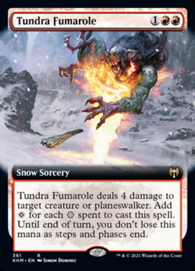 Tundra Fumarole (Extended Art) [Kaldheim] | The Clever Kobold