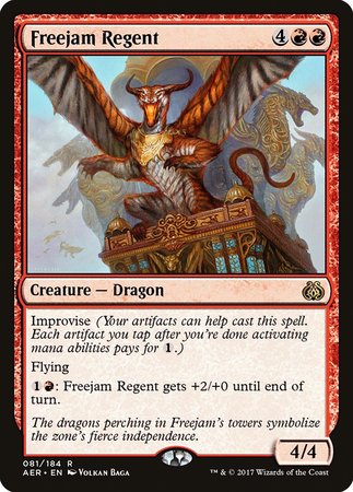 Freejam Regent [Aether Revolt] | The Clever Kobold