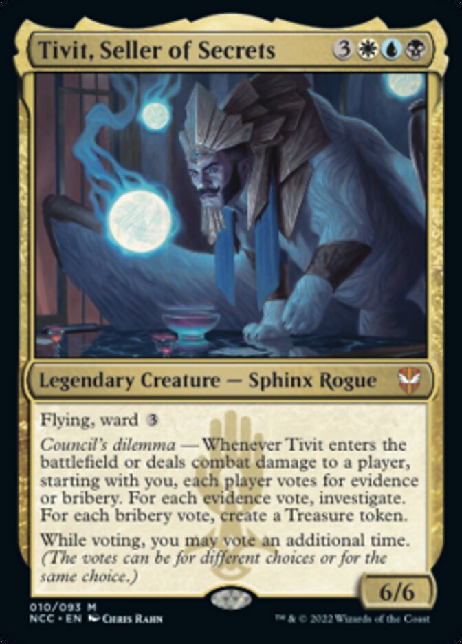 Tivit, Seller of Secrets [Streets of New Capenna Commander] | The Clever Kobold