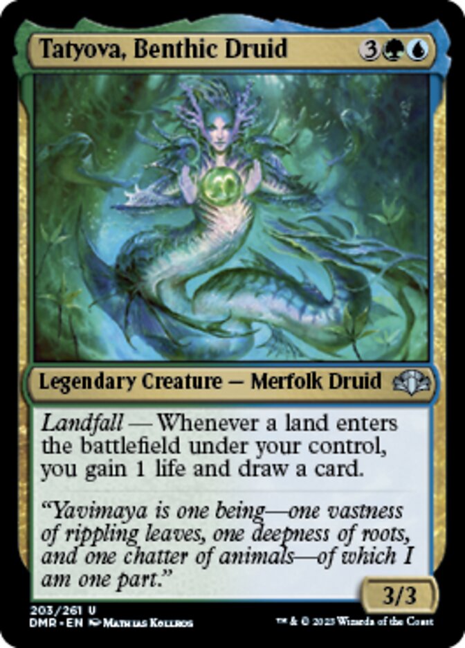 Tatyova, Benthic Druid [Dominaria Remastered] | The Clever Kobold