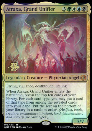 Atraxa, Grand Unifier [Phyrexia: All Will Be One Prerelease Promos] | The Clever Kobold