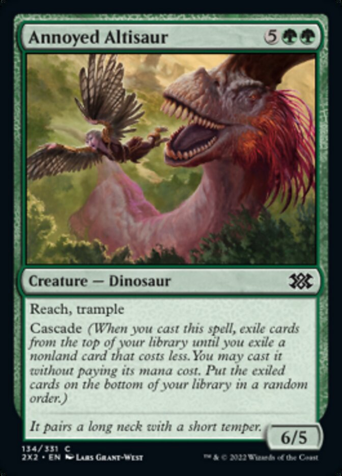 Annoyed Altisaur [Double Masters 2022] | The Clever Kobold