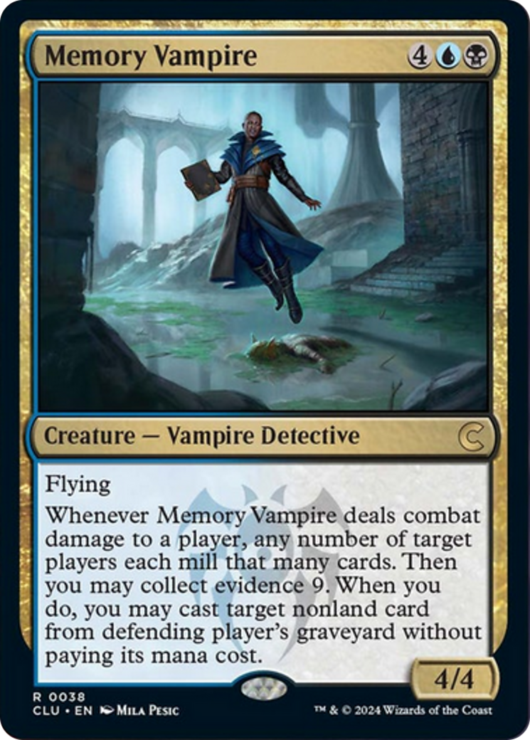 Memory Vampire [Ravnica: Clue Edition] | The Clever Kobold