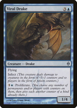 Viral Drake [New Phyrexia] | The Clever Kobold