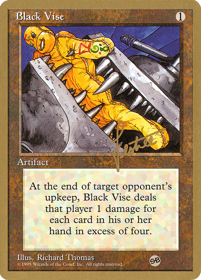 Black Vise (Bertrand Lestree) (SB) [Pro Tour Collector Set] | The Clever Kobold