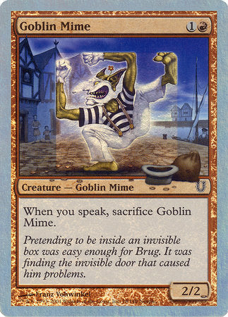 Goblin Mime (Alternate Foil) [Unhinged] | The Clever Kobold