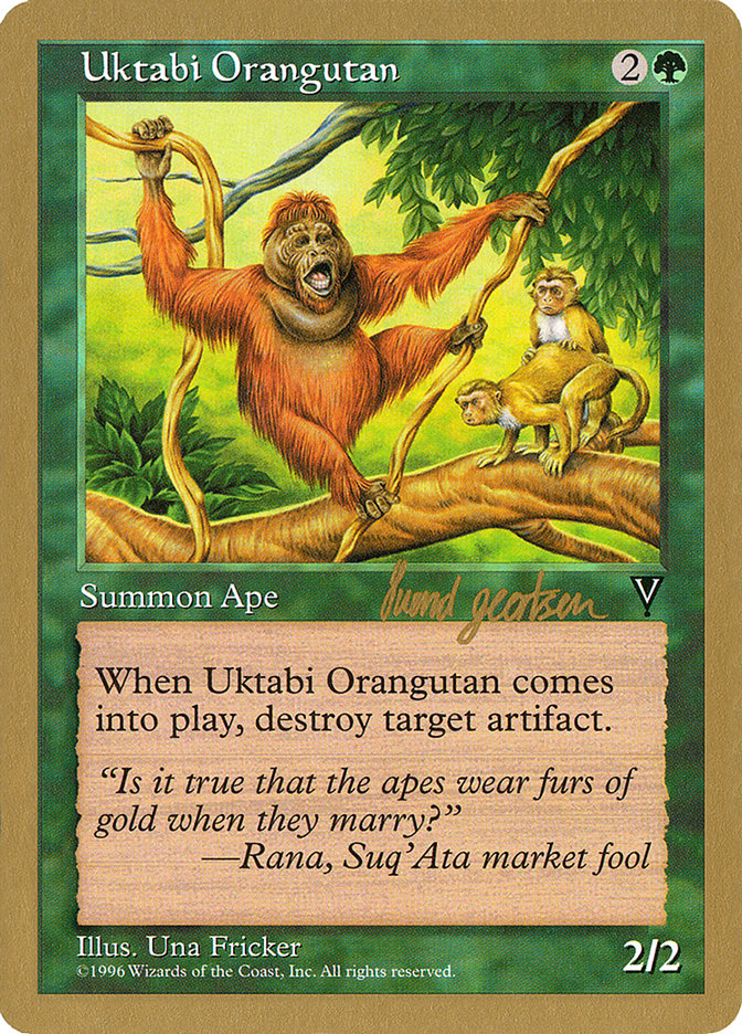 Uktabi Orangutan (Svend Geertsen) [World Championship Decks 1997] | The Clever Kobold