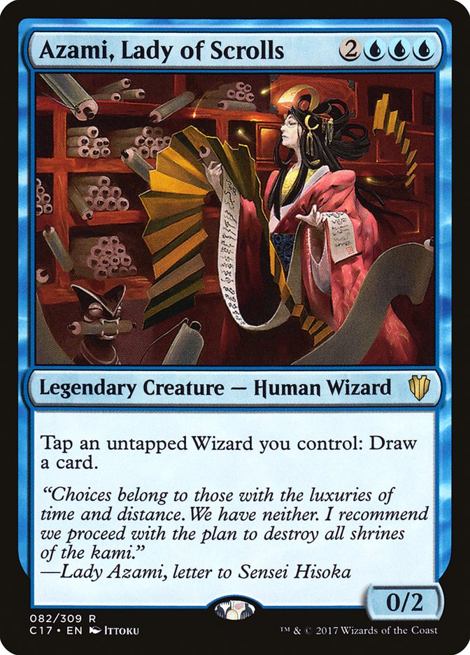 Azami, Lady of Scrolls [Commander 2017] | The Clever Kobold
