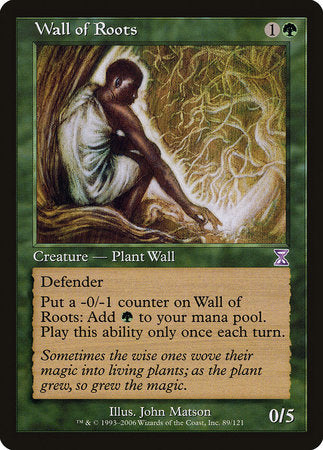 Wall of Roots [Time Spiral Timeshifted] | The Clever Kobold