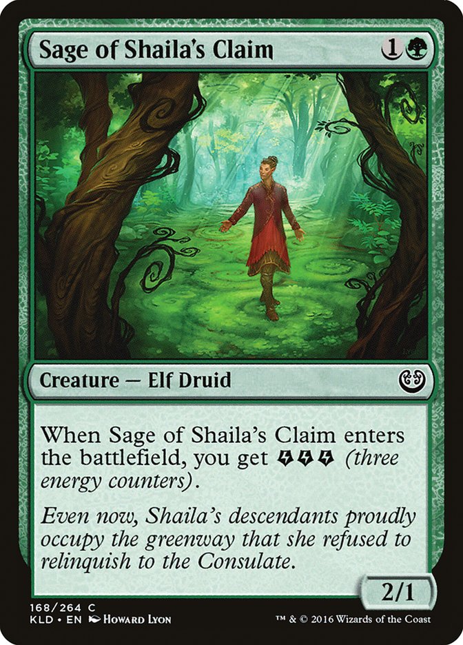 Sage of Shaila's Claim [Kaladesh] | The Clever Kobold