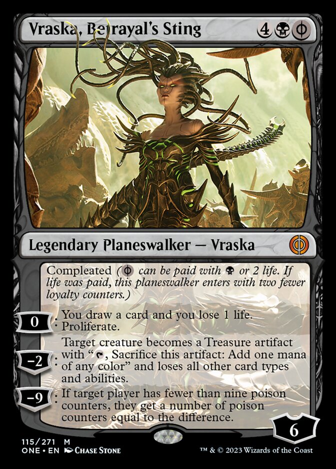 Vraska, Betrayal's Sting [Phyrexia: All Will Be One] | The Clever Kobold