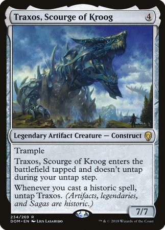 Traxos, Scourge of Kroog [Dominaria] | The Clever Kobold