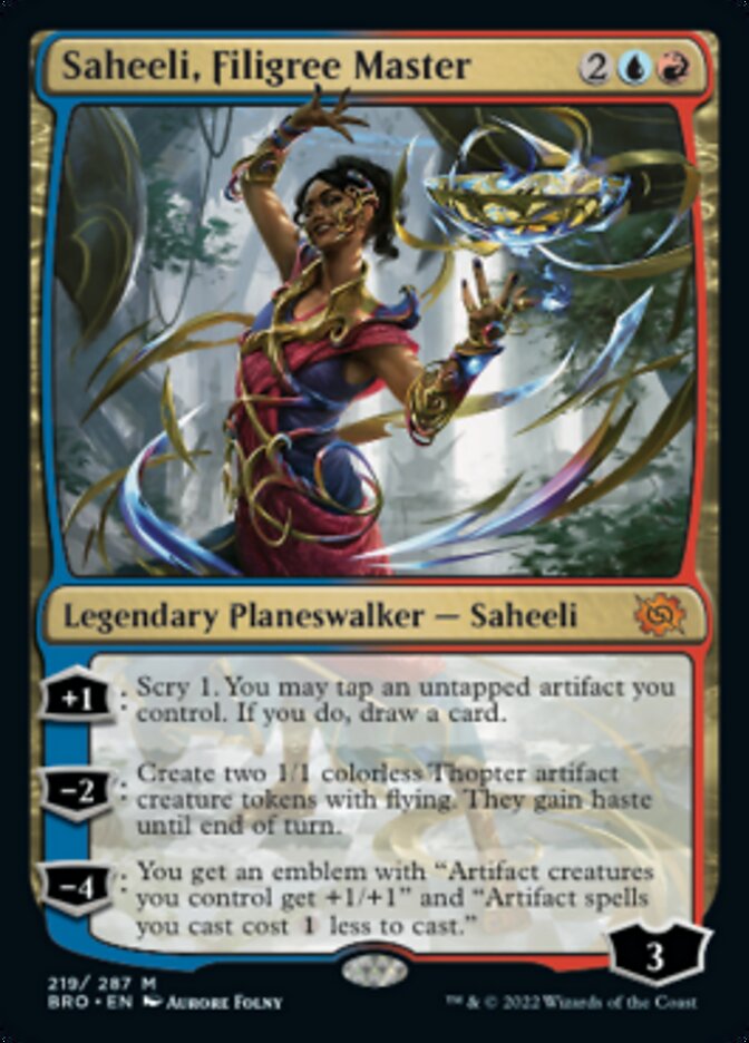 Saheeli, Filigree Master [The Brothers' War] | The Clever Kobold