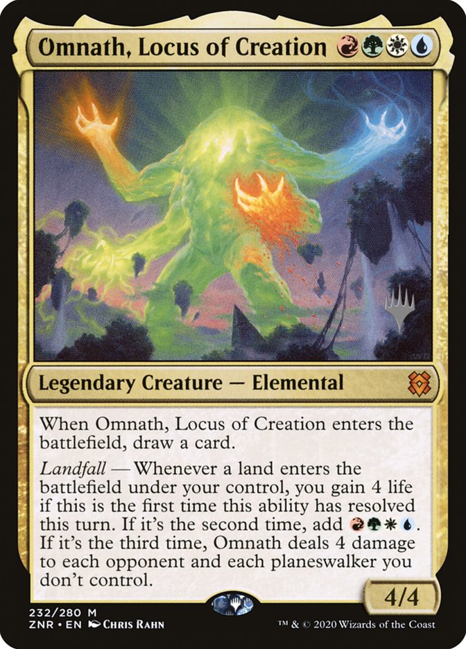 Omnath, Locus of Creation (Promo Pack) [Zendikar Rising Promos] | The Clever Kobold