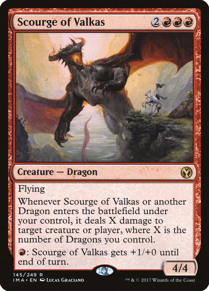 Scourge of Valkas [Iconic Masters] | The Clever Kobold