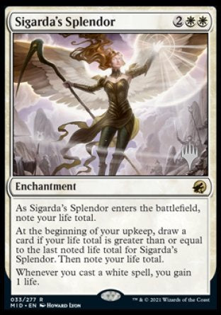 Sigarda's Splendor (Promo Pack) [Innistrad: Midnight Hunt Promos] | The Clever Kobold