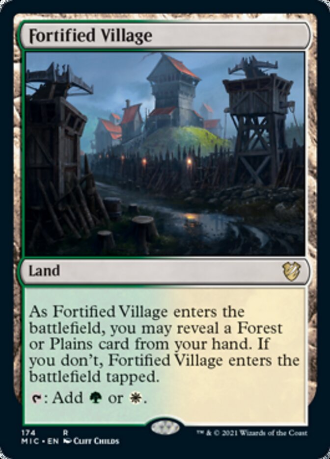 Fortified Village [Innistrad: Midnight Hunt Commander] | The Clever Kobold