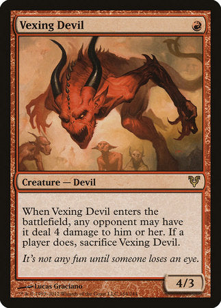 Vexing Devil [Avacyn Restored] | The Clever Kobold