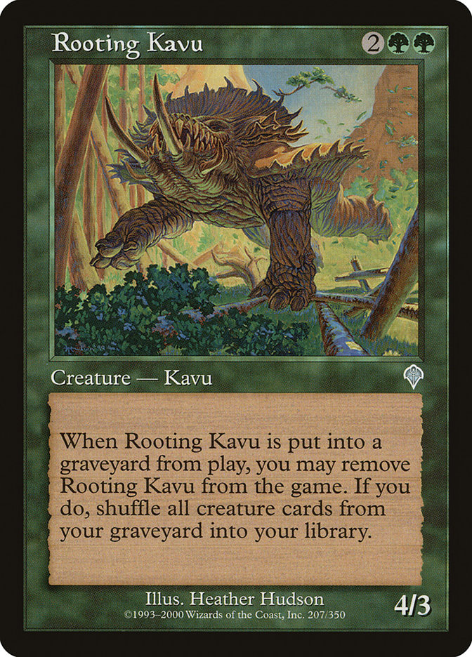 Rooting Kavu [Invasion] | The Clever Kobold