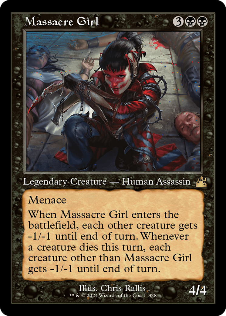 Massacre Girl (Retro) [Ravnica Remastered] | The Clever Kobold