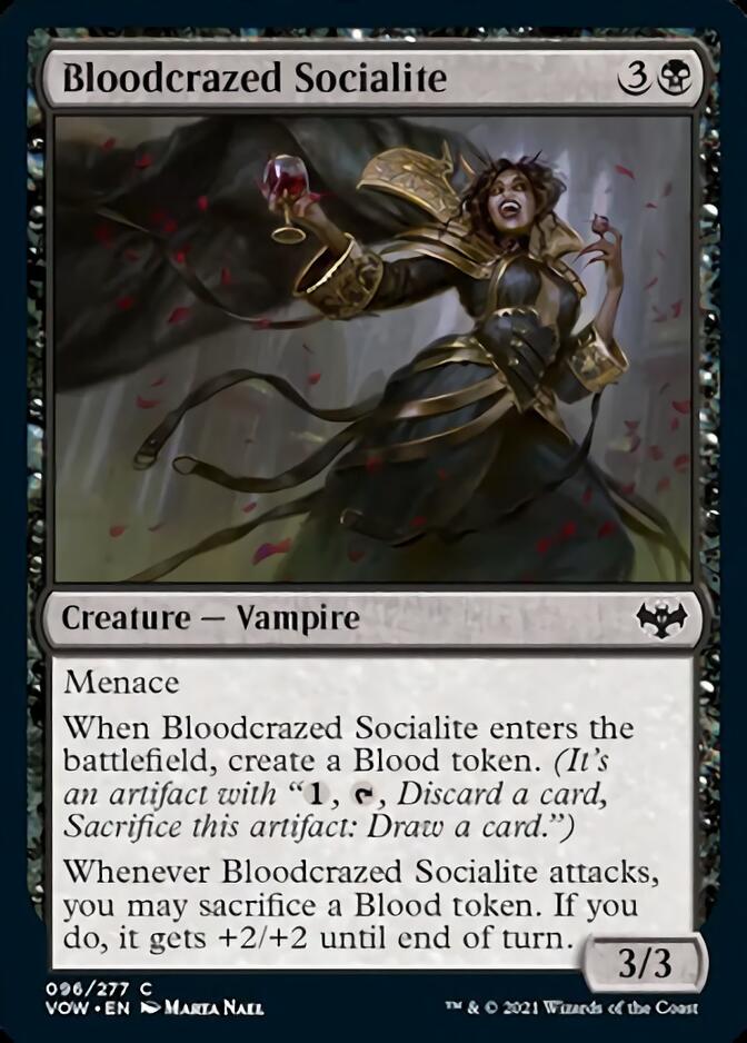 Bloodcrazed Socialite [Innistrad: Crimson Vow] | The Clever Kobold