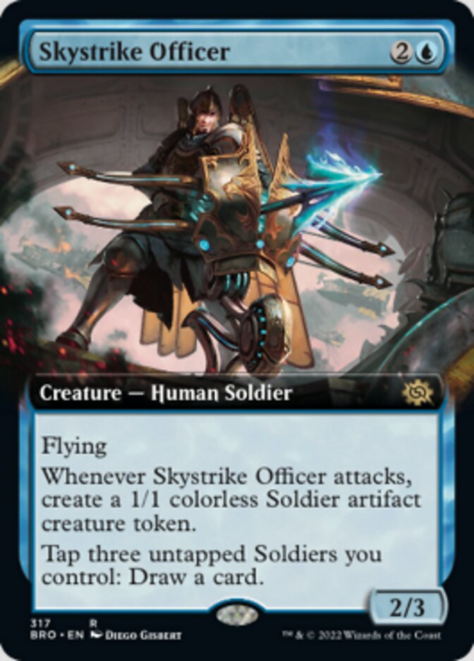 Skystrike Officer (Extended Art) [The Brothers' War] | The Clever Kobold