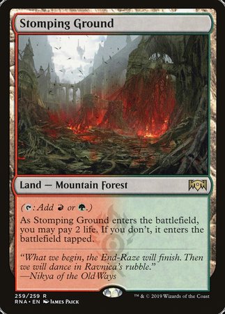 Stomping Ground [Ravnica Allegiance] | The Clever Kobold