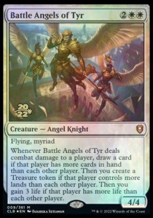 Battle Angels of Tyr [Commander Legends: Battle for Baldur's Gate Prerelease Promos] | The Clever Kobold