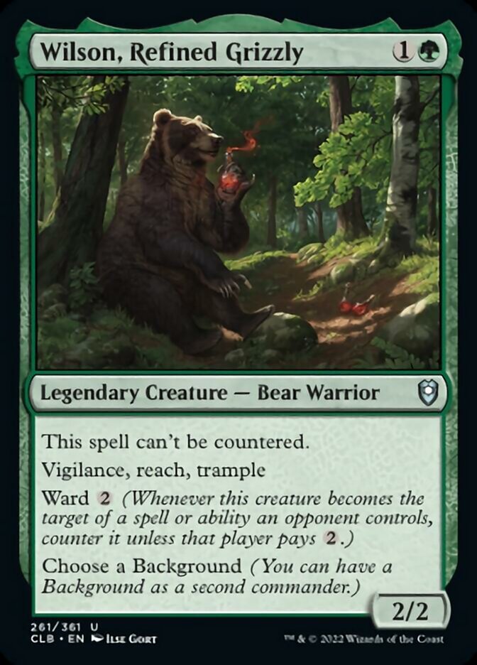 Wilson, Refined Grizzly [Commander Legends: Battle for Baldur's Gate] | The Clever Kobold