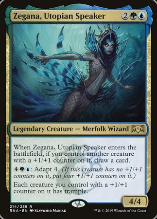 Zegana, Utopian Speaker [Ravnica Allegiance] | The Clever Kobold