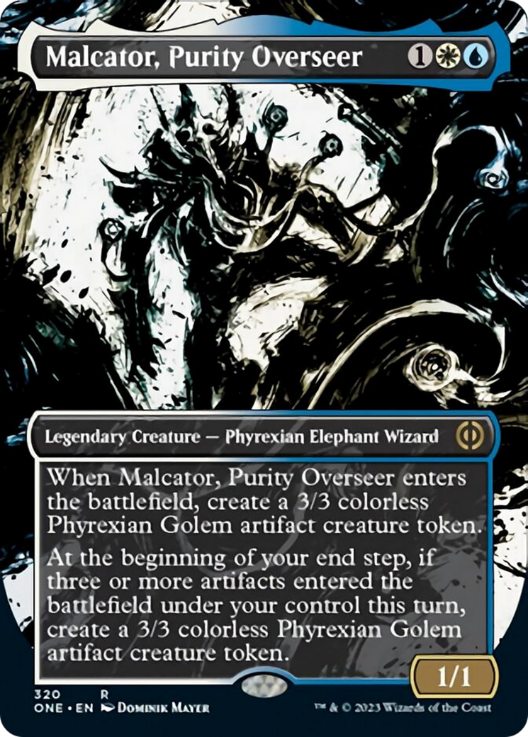 Malcator, Purity Overseer (Borderless Ichor) [Phyrexia: All Will Be One] | The Clever Kobold