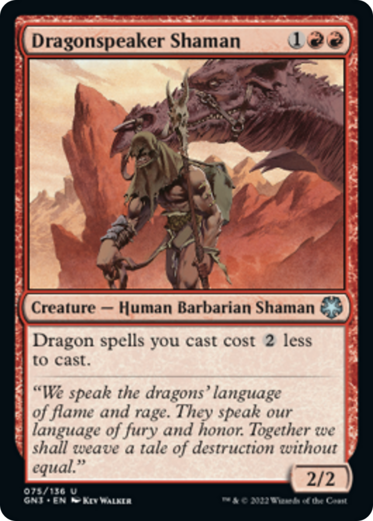 Dragonspeaker Shaman [Game Night: Free-for-All] | The Clever Kobold