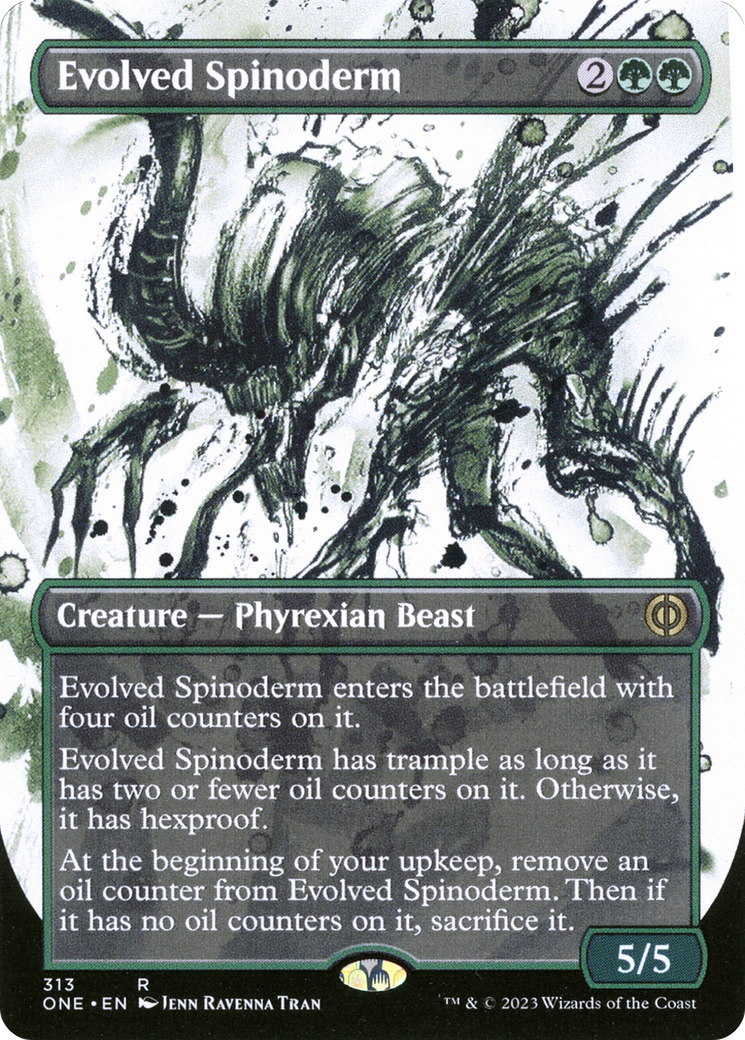 Evolved Spinoderm (Borderless Ichor) [Phyrexia: All Will Be One] | The Clever Kobold