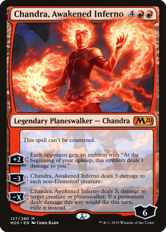 Chandra, Awakened Inferno [Core Set 2020] | The Clever Kobold