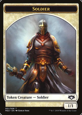 Soldier Token [Mythic Edition Tokens] | The Clever Kobold