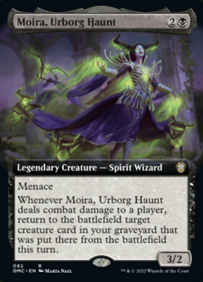 Moira, Urborg Haunt (Extended Art) [Dominaria United Commander] | The Clever Kobold