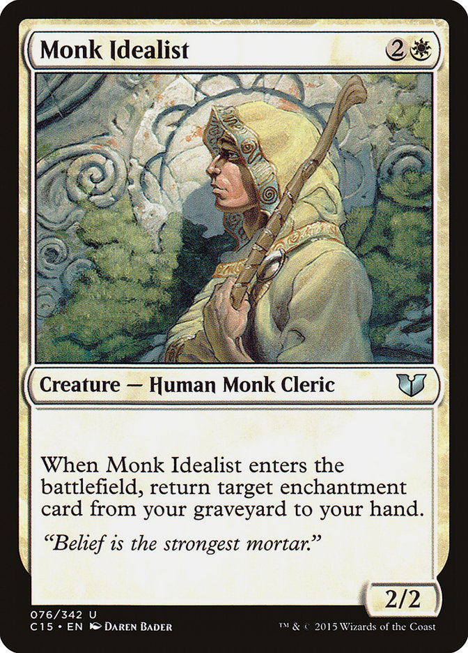 Monk Idealist [Commander 2015] | The Clever Kobold
