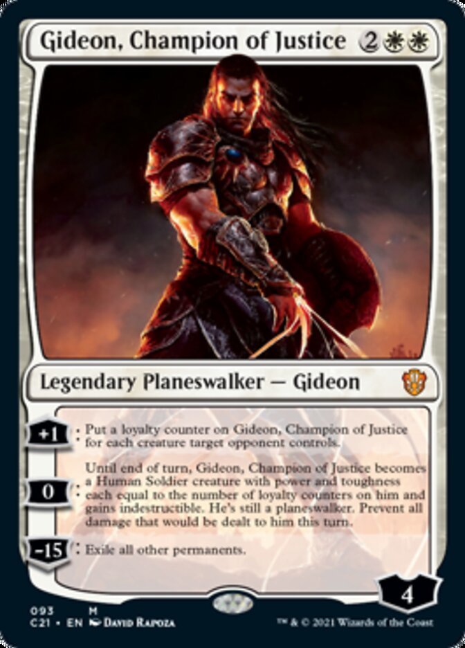Gideon, Champion of Justice [Commander 2021] | The Clever Kobold