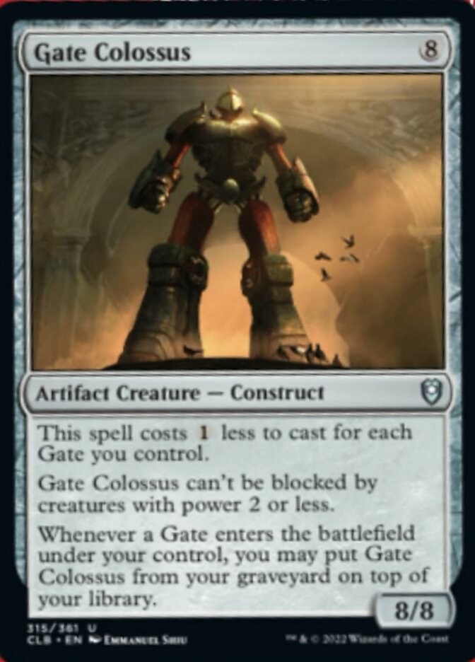 Gate Colossus [Commander Legends: Battle for Baldur's Gate] | The Clever Kobold