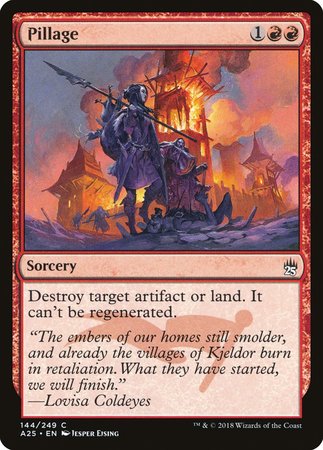 Pillage [Masters 25] | The Clever Kobold