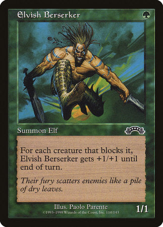 Elvish Berserker [Exodus] | The Clever Kobold