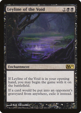 Leyline of the Void [Magic 2011] | The Clever Kobold