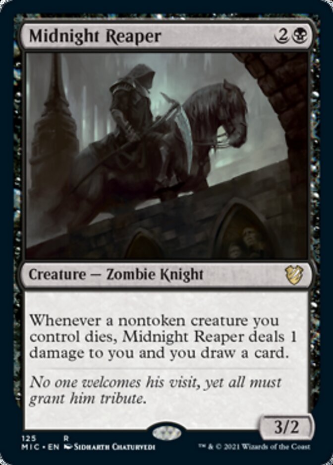 Midnight Reaper [Innistrad: Midnight Hunt Commander] | The Clever Kobold