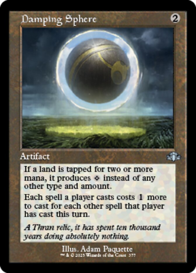 Damping Sphere (Retro) [Dominaria Remastered] | The Clever Kobold