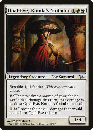 Opal-Eye, Konda's Yojimbo [Betrayers of Kamigawa] | The Clever Kobold