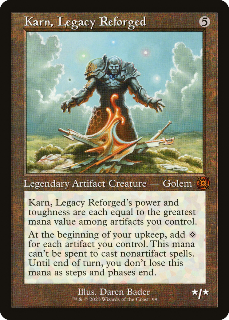Karn, Legacy Reforged (Retro) [March of the Machine: The Aftermath] | The Clever Kobold