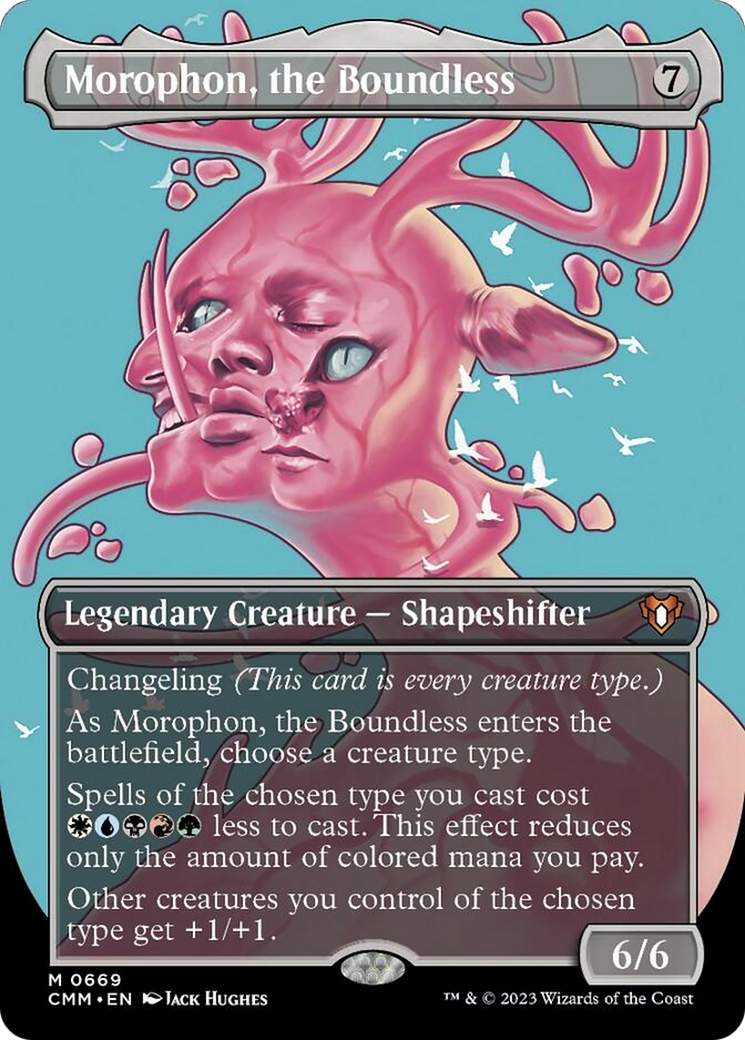 Morophon, the Boundless (Borderless Profile) [Commander Masters] | The Clever Kobold